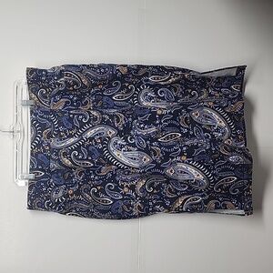 Jessica London sz 16W beautiful jean side slit midi skirt.  Trendy boho hippie